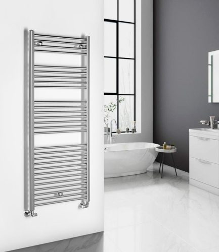 Egyenes radiátor, Aqualine ALYA fürdőszobai radiátor, 600x1420 mm, króm LLR105