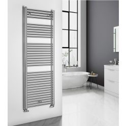  Egyenes radiátor, Aqualine ALYA fürdőszobai radiátor, 600x1703 mm, króm LLR106