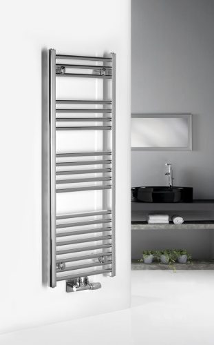 Egyenes radiátor, Aqualine ALYA fürdőszobai radiátor, középső bekötéssel, 400x1188 mm, LLS308