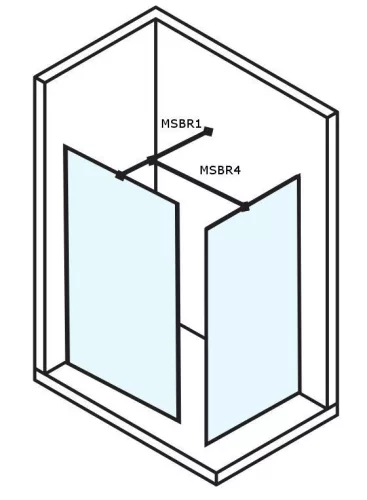 Merevítő, Sapho Polysan MODULAR Kiegészítő merevítő MSBR1-hez, 80 cm MSBR4