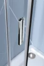 Zuhanykabin, Sapho Polysan EASY LINE íves zuhanykabin, 110x80 cm, L/R, transzparent üveg EL2415