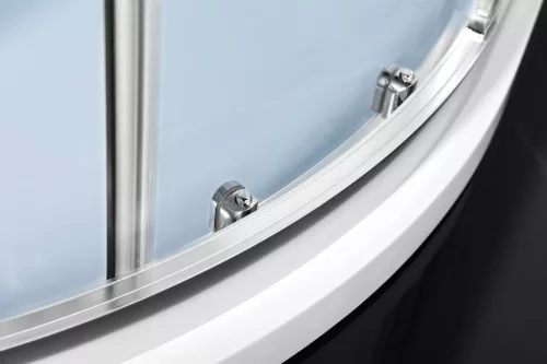 Zuhanykabin, Sapho Polysan EASY LINE íves zuhanykabin, 110x80 cm, L/R, transzparent üveg EL2415