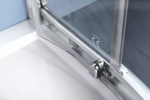 Zuhanykabin, Sapho Polysan EASY LINE íves zuhanykabin, 110x80 cm, L/R, transzparent üveg EL2415