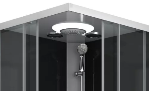 Hidromasszázs zuhanykabin, Sanotechnik Miami hidromasszázs zuhanykabin CL21 fekete/króm