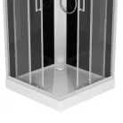 Hidromasszázs zuhanykabin, Sanotechnik Miami hidromasszázs zuhanykabin CL21 fekete/króm