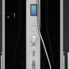 Hidromasszázs zuhanykabin, Sanotechnik Miami hidromasszázs zuhanykabin CL21 fekete/króm