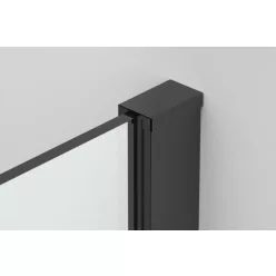   Zuhanykabin alkatrész, Sanotechnik rögzítő szett, matt fekete DB9000