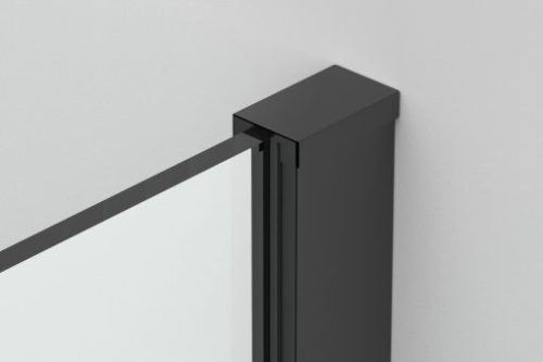 Zuhanykabin alkatrész, Sanotechnik rögzítő szett, matt fekete DB9000