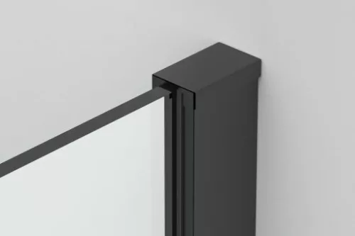 Zuhanykabin alkatrész, Sanotechnik rögzítő szett, matt fekete DB9000