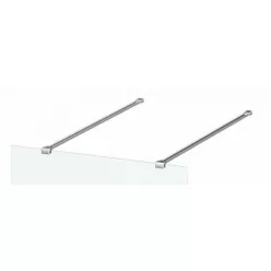   Zuhanykabin alkatrész, Sanotechnik rögzítő szett, króm D9100