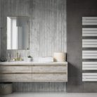 Egyenes radiátor, Sanotechnik AREZZO fürdőszobai fűtőtest, fehér, 915 W AL173