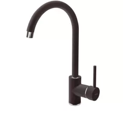   Mosogató csaptelep, Deante Nemezja mosogató csaptelep, grafit gránit BEN_262M