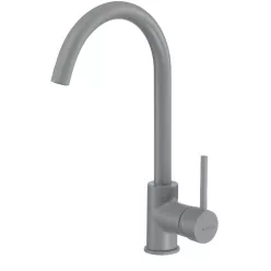   Mosogató csaptelep, Deante Milin mosogató csaptelep, szürke matt BEU_S62M