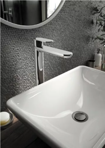 Mosdó csaptelep, Deante Alpinia mosdó csaptelep, magas, króm BGA_020K