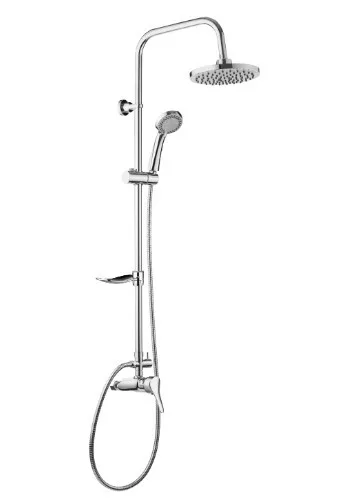 Zuhanyszett, Deante Neo Joko Round 5 funkicós zuhanyoszlop, króm NBJ_01RK
