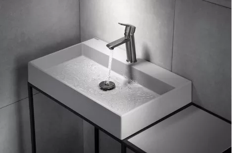 Mosdó csaptelep, Deante Arnika mosdó csaptelep, titán BQA_D20M