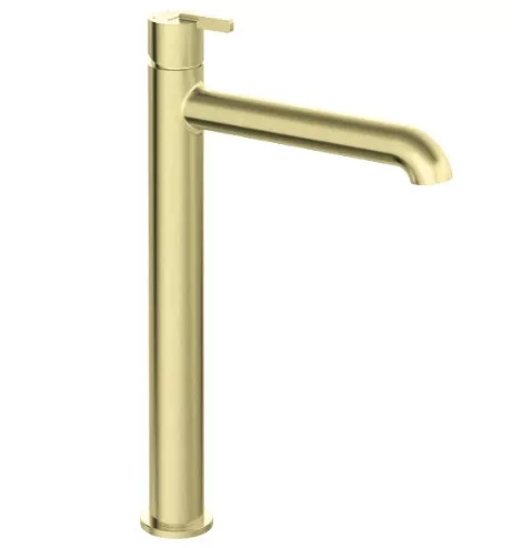 Mosdó csaptelep, Deante Silia magas mosdó csaptelep, szálcsiszolt arany BQS_R20K