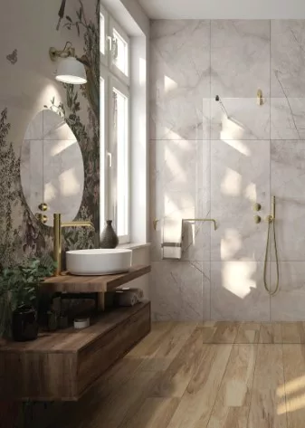 Mosdó csaptelep, Deante Silia magas mosdó csaptelep, szálcsiszolt arany BQS_R20K