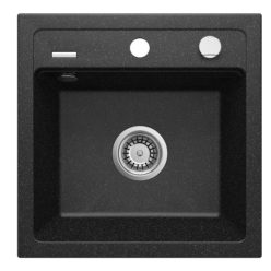   Mosogatótálca, Deante Zorba gránit mosogatótálca, 1 medencés, grafit ZQZ_2103