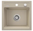 Mosogatótálca, Deante Zorba 1 medencés gránit mosogató, homok ZQZ_7103
