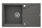 Mosogatótálca, Deante Andante 1 medencés, gránit, csepegtető, antracit metál ZQN_T113