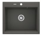 Mosogatótálca, Deante Andante 1 medencés, gránit mosogató antracit metál ZQN_T103