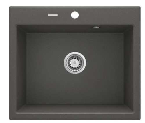 Mosogatótálca, Deante Andante 1 medencés, gránit mosogató antracit metál ZQN_T103