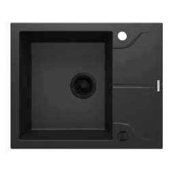   Mosogatótálca, Deante Andante 1 medencés, gránit mosogató, grafit metál ZQN_G11A