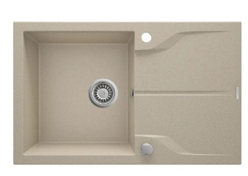 Mosogatótálca, Deante Andante 1 medencés, gránit, csepegtetővel, homok ZQN_7113