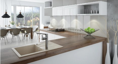 Mosogatótálca, Deante Andante 1 medencés, gránit, csepegtetővel, homok ZQN_7113