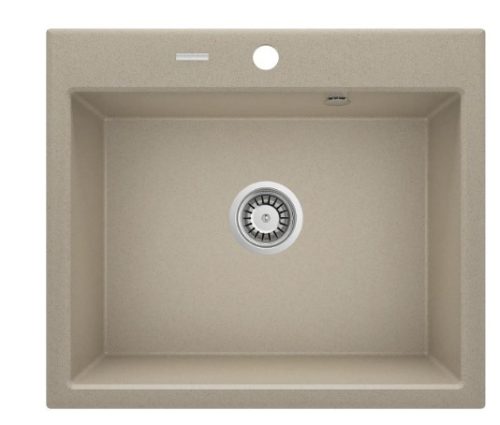Mosogatótálca, Deante Andante 1 medencés, gránit mosogató, homok ZQN_7103