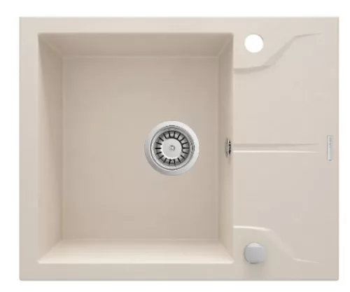 Mosogatótálca, Deante Andante 1 medencés, csepegtetővel, gránit, bézs ZQN_511A