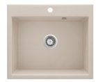 Mosogatótálca, Deante Andante 1 medencés gránit mosogató, bézs ZQN_5103