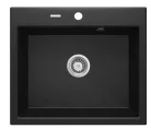 Mosogatótálca, Deante Andante 1 medencés, gránit mosogató, grafit ZQN_2103
