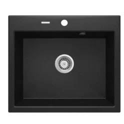   Mosogatótálca, Deante Andante 1 medencés, gránit mosogató, grafit ZQN_2103