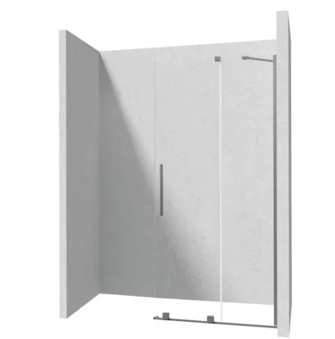 Walk-in, Deante Prizma tolóajtós walk-in, titán, 120 cm KTJ_D32R