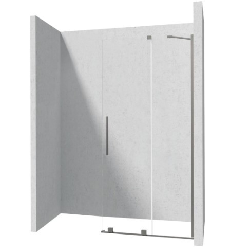 Walk-in, Deante Prizma tolóajtós walk-in, titán, 100 cm KTJ_D30R