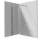 Walk-in, Deante Prizma walk-in zuhanyfal, fekete, 90 cm KTJ_N39P
