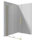 Walk-in, Deante Prizma tolóajtós walk-in, szálcsiszolt arany, 120 cm KTJ_R32R