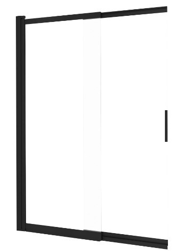 Kádparaván, Deante Prizma kádparaván 100x140 fekete KTJ_N73R