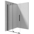 Walk-in, Deante Prizma tolóajtós walk-in, fekete, 120 cm KTJ_N32R