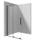 Walk-in, Deante Prizma tolóajtós walk-in, 100 cm, fekete KTJ_N30R