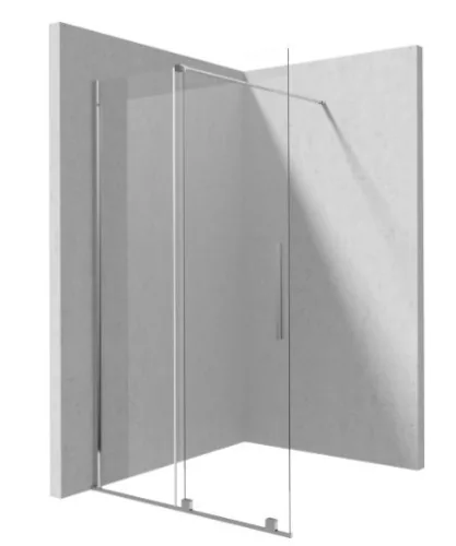 Walk-in, Deante Prizma tolóajtós walk-in, 100 cm, króm KTJ_030R