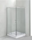 Zuhanytálca, Deante Funkia szögletes akril zuhanytálca, fehér 80 cm KTC_042B