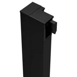   Zuhanykabin alkatrész, Sapho Polysan Easy Line black toldóprofil, 25 mm, matt fekete EL825B
