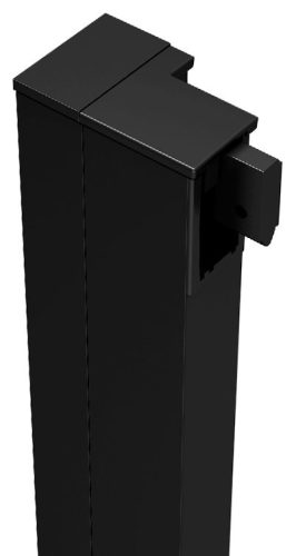 Zuhanykabin alkatrész, Sapho Polysan Easy Line black toldóprofil, 25 mm, matt fekete EL825B