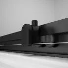 Zuhanykabin, Sapho Polysan Easy Line black szögletes zuhanykabin, matt fekete 90x90 EL5115B