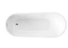Kád, Deante Arnika szabadonálló, aszimmetrikus kád, fehér 150x72 cm KDA_015W