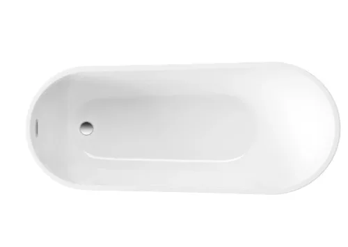 Kád, Deante Arnika szabadonálló, aszimmetrikus kád, fehér 150x72 cm KDA_015W