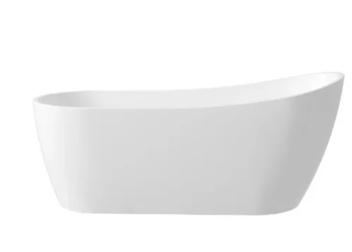 Kád, Deante Arnika szabadonálló, aszimmetrikus kád, fehér 150x72 cm KDA_015W